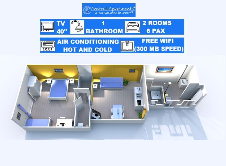 Central Apartments Mezzanine - 1 Min To Via Etnea Catania Kültér fotó
